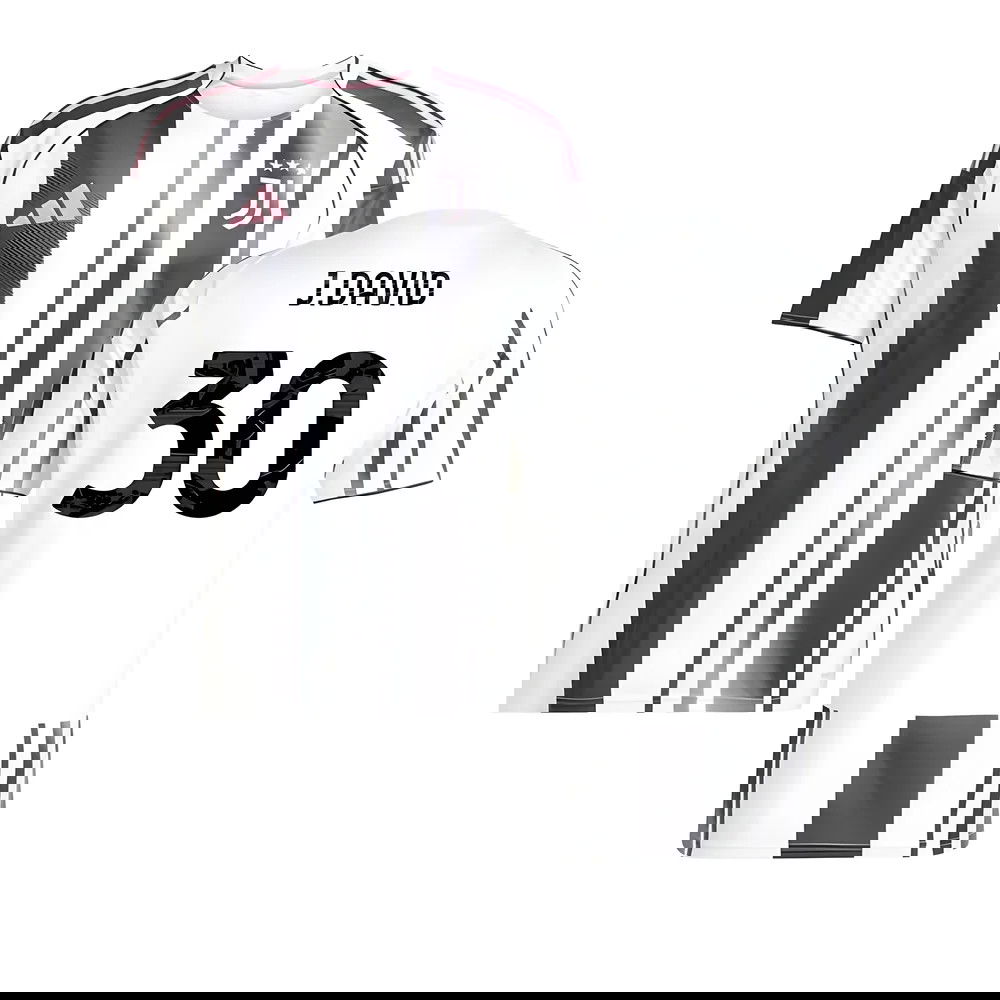 2025-2026 Juventus Home Shirt (J.David 30)