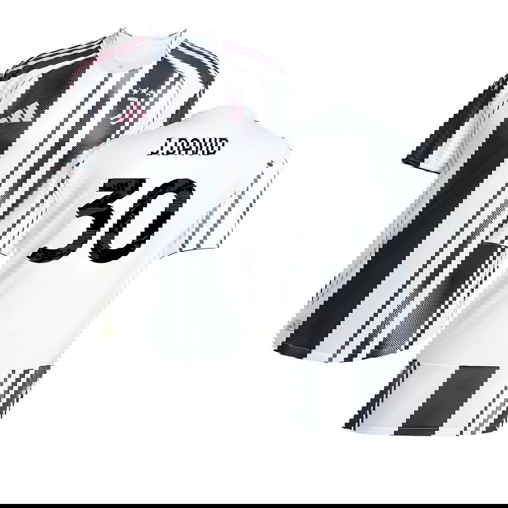 2025-2026 Juventus Authentic Home Shirt (J.David 30)