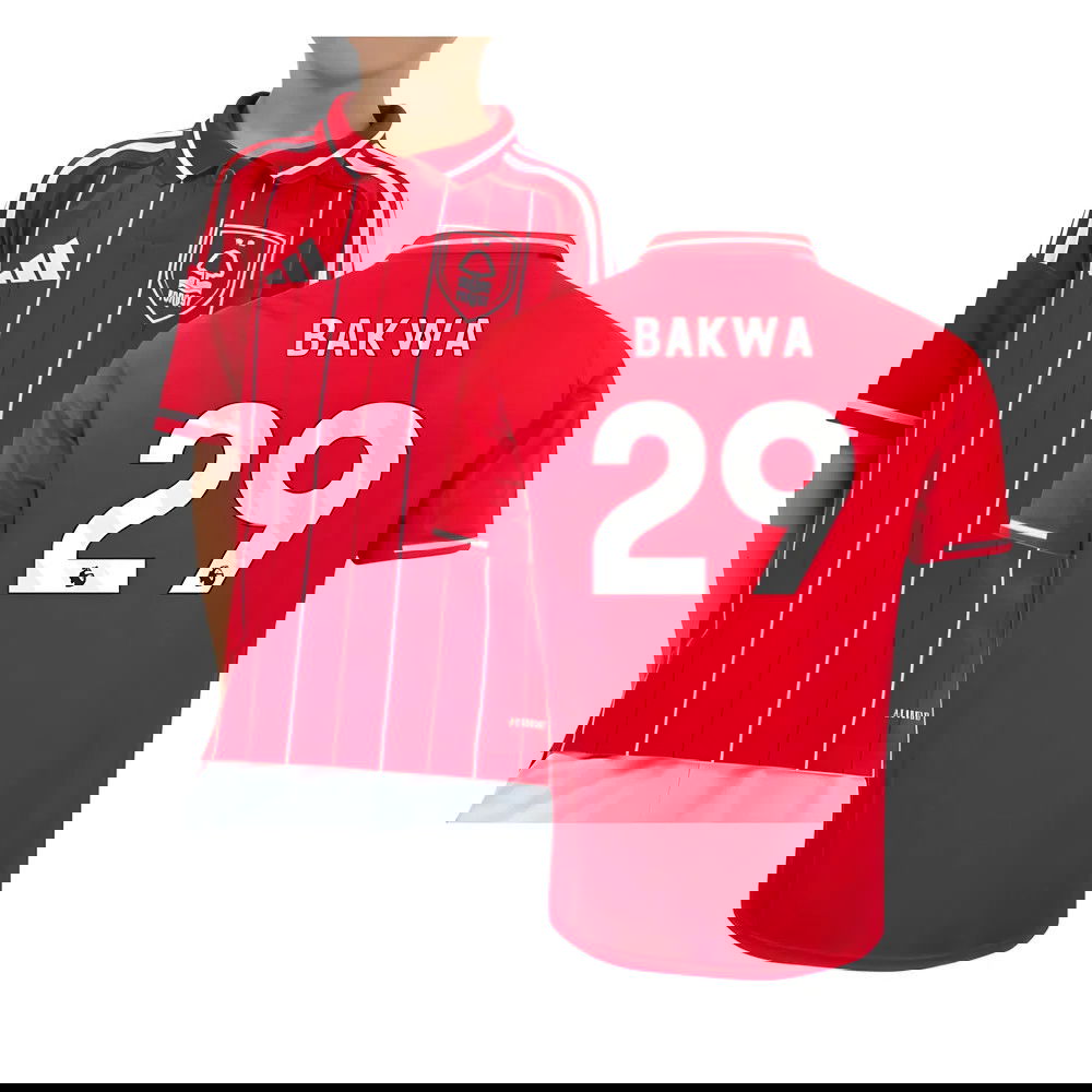 2025-2026 Nottingham Forest Home Shirt (Kids) (Bakwa 29)