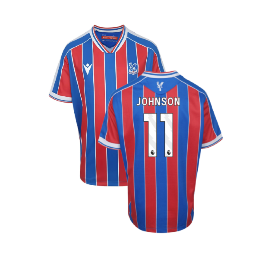 2025-2026 Crystal Palace Home Shirt (Kids) (Johnson 11)