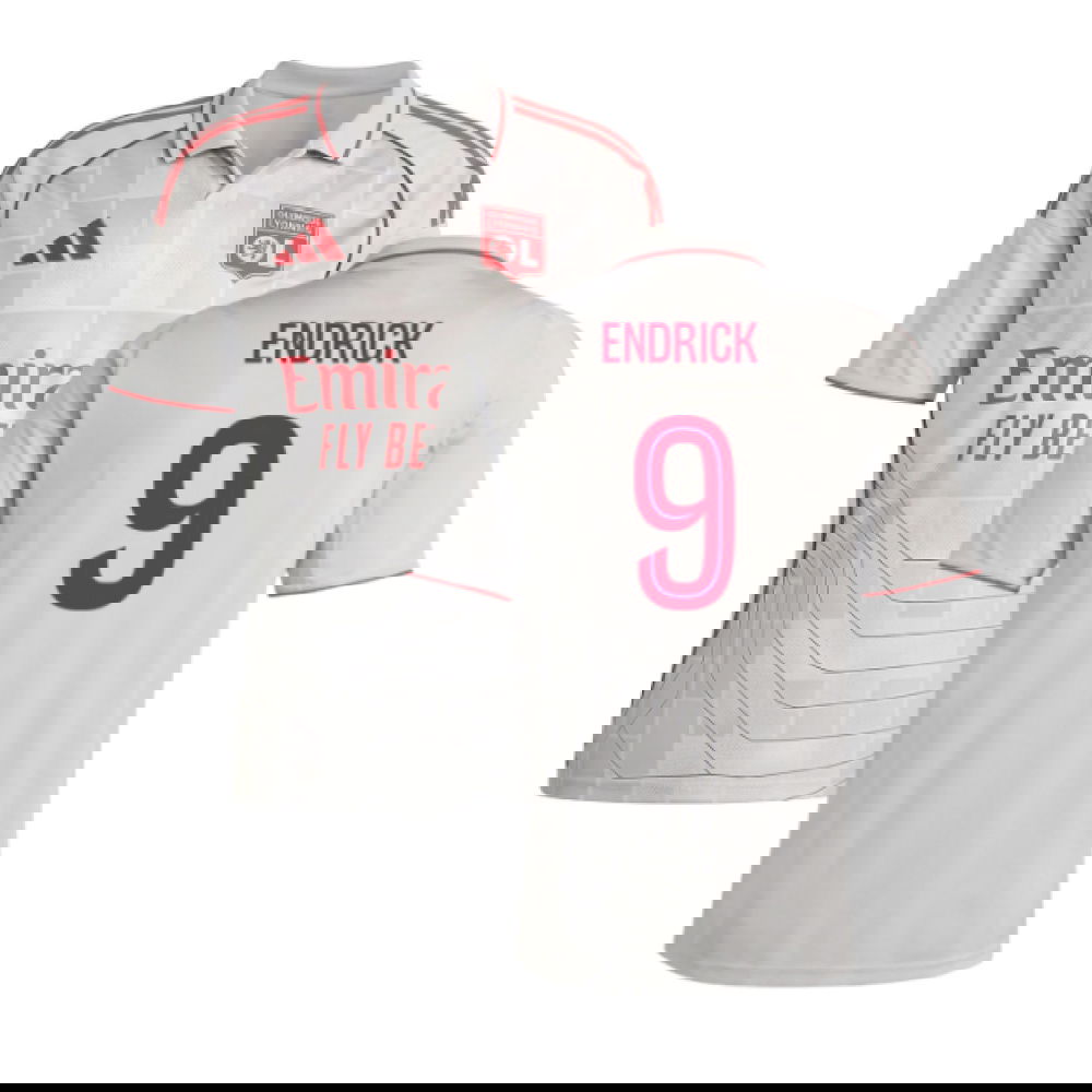 2025-2026 Olympique Lyon Third Shirt (Endrick 9)