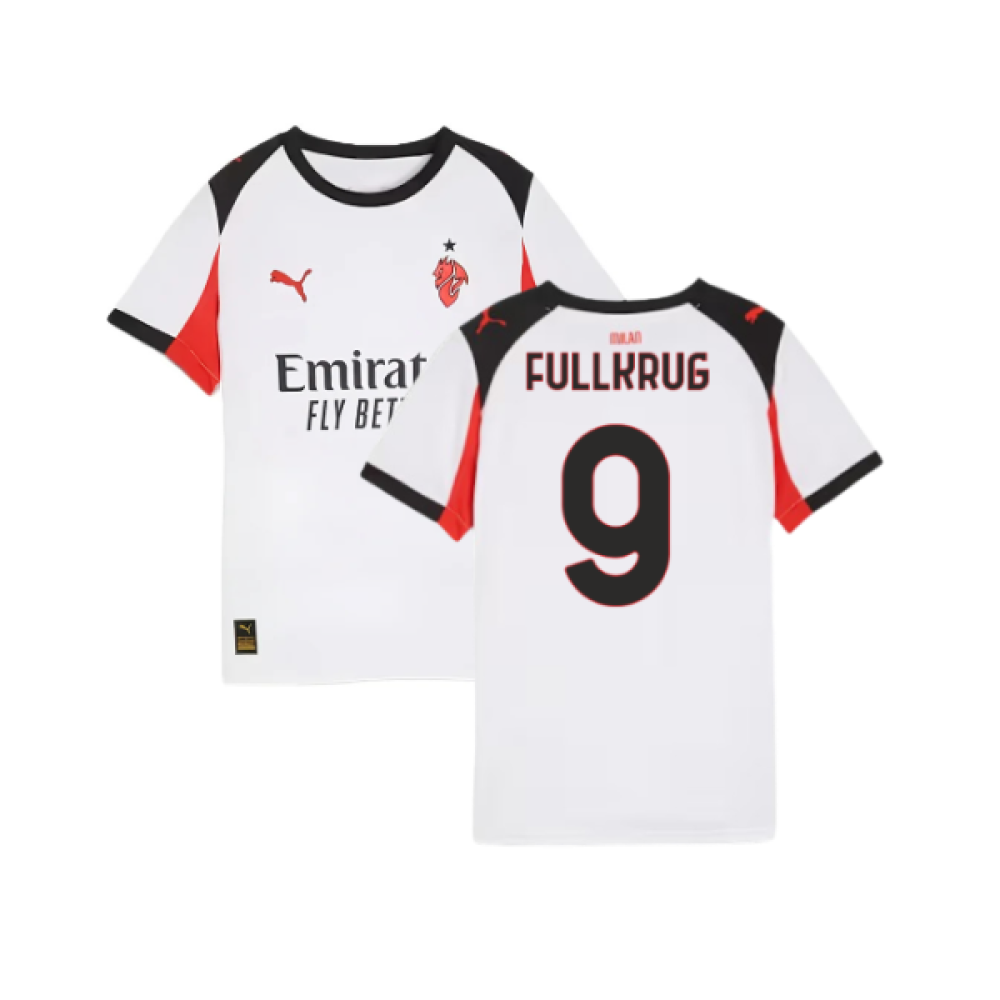 2025-2026 AC Milan Away Shirt (Kids) (Fullkrug 9)