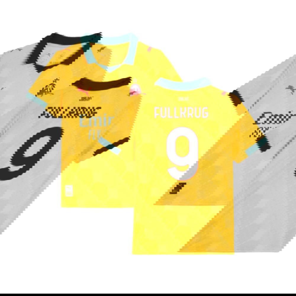 2025-2026 AC Milan Third Shirt (Kids) (Fullkrug 9)