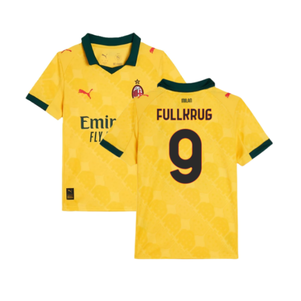 2025-2026 AC Milan Third Shirt (Kids) (Fullkrug 9)