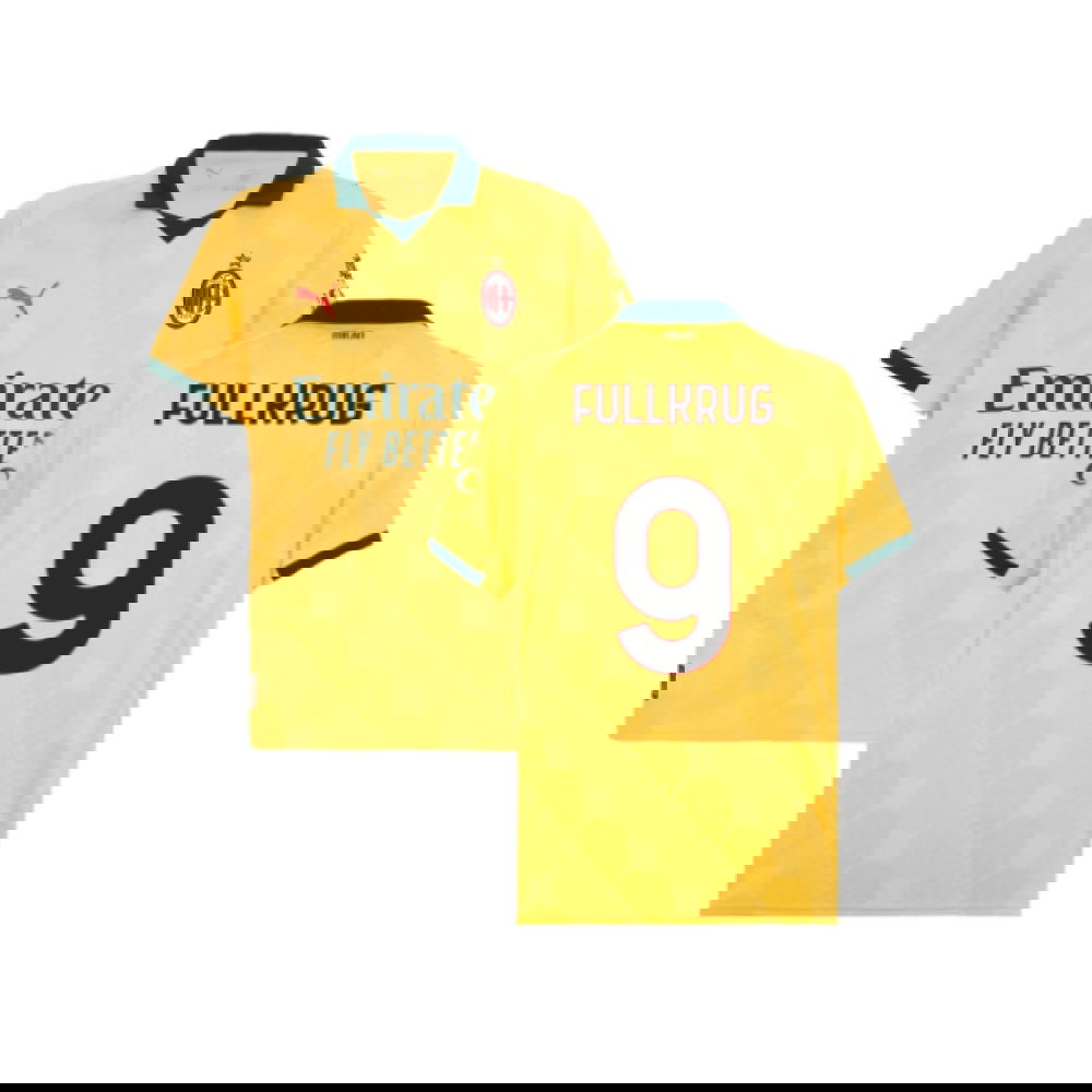 2025-2026 AC Milan Third Shirt (Fullkrug 9)