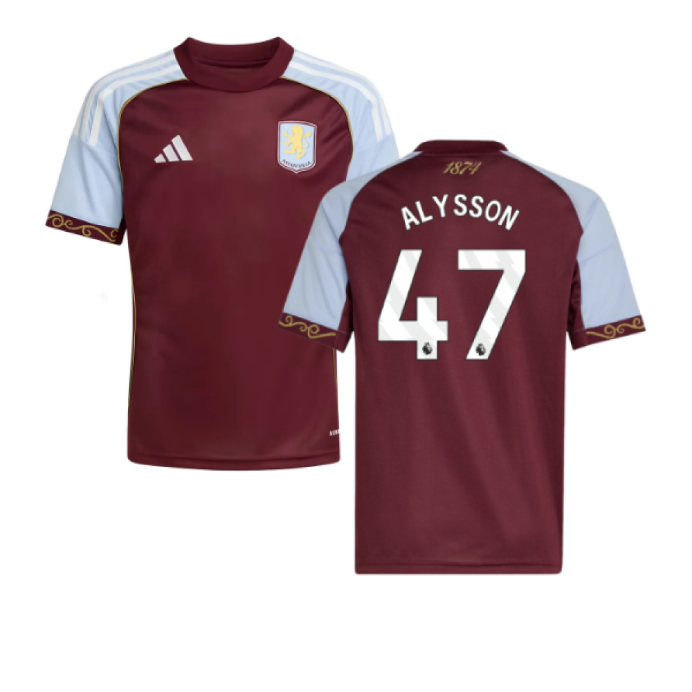 2025-2026 Aston Villa Home Shirt (Kids) (Alysson 47)
