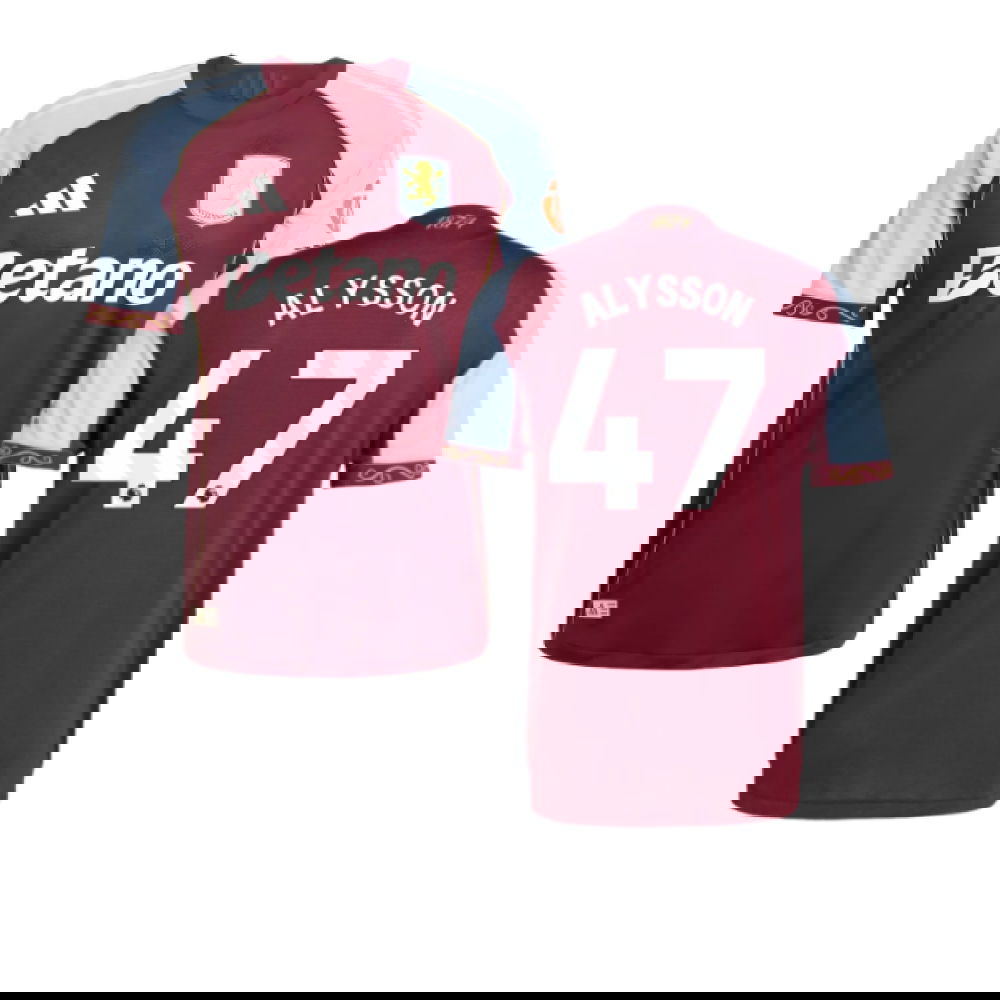 2025-2026 Aston Villa Authentic Home Shirt (Alysson 47)