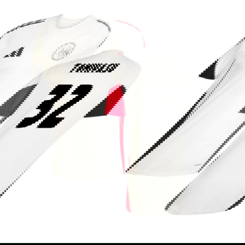 2025-2026 Ajax Training Shirt (White) (Tomiyasu 32)