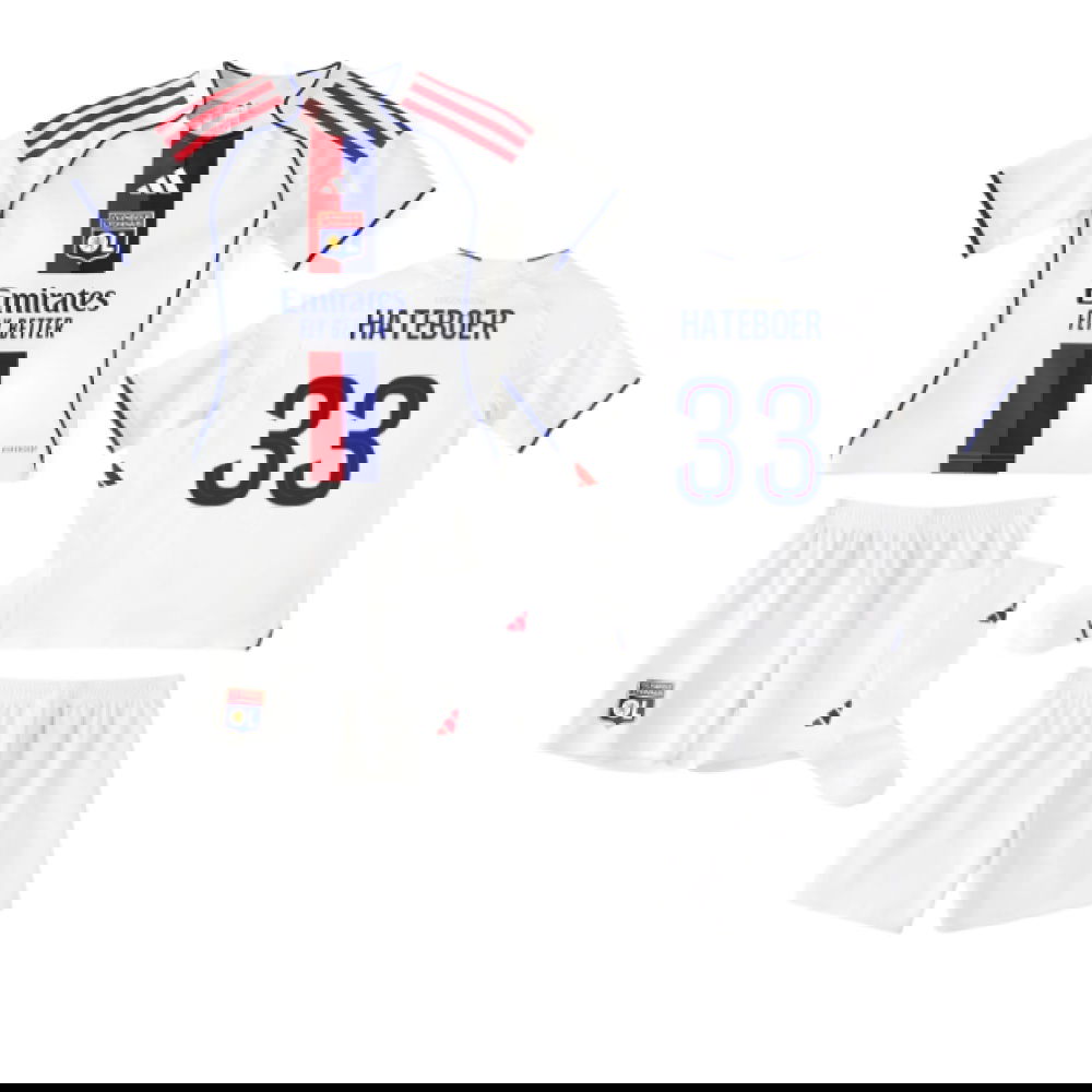 2025-2026 Olympique Lyon Home Mini Kit (Hateboer 33)