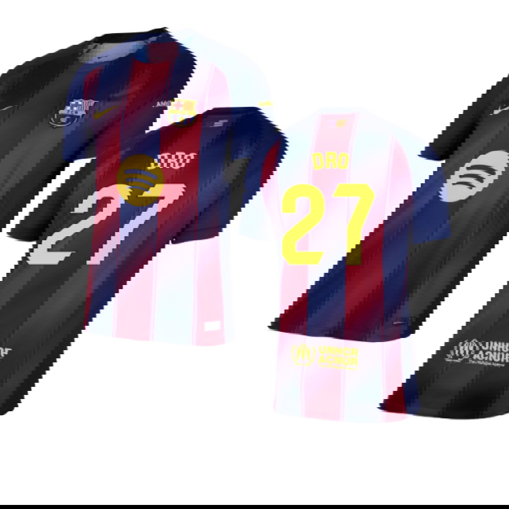 2025-2026 Barcelona Home Shirt (Dro 27)