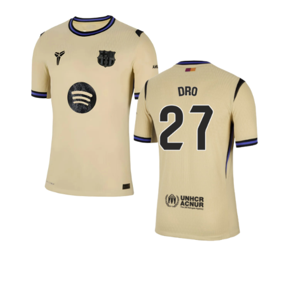 2025-2026 Barcelona Authentic Away Shirt (Dro 27)