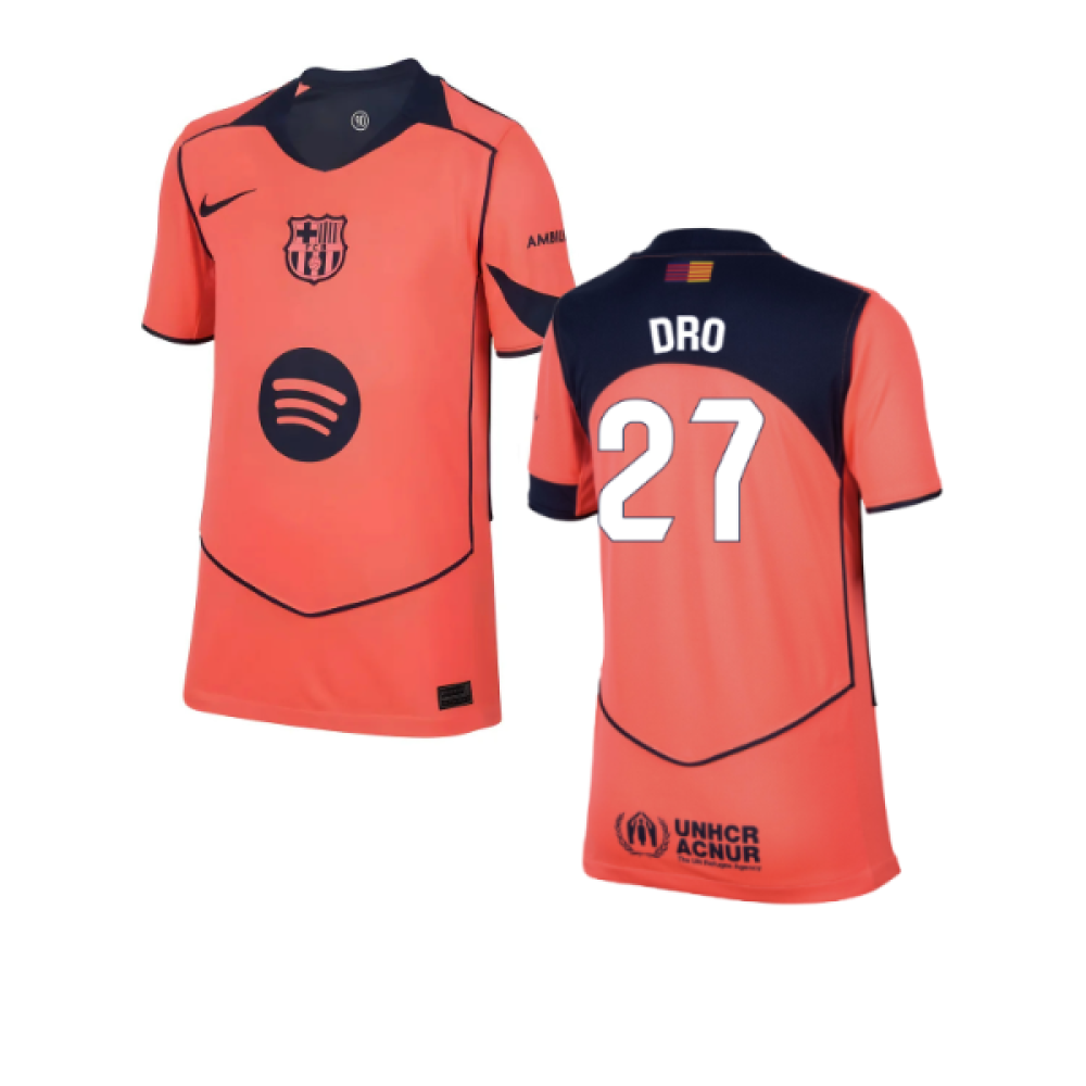 2025-2026 Barcelona Third Shirt (Kids) (Dro 27)