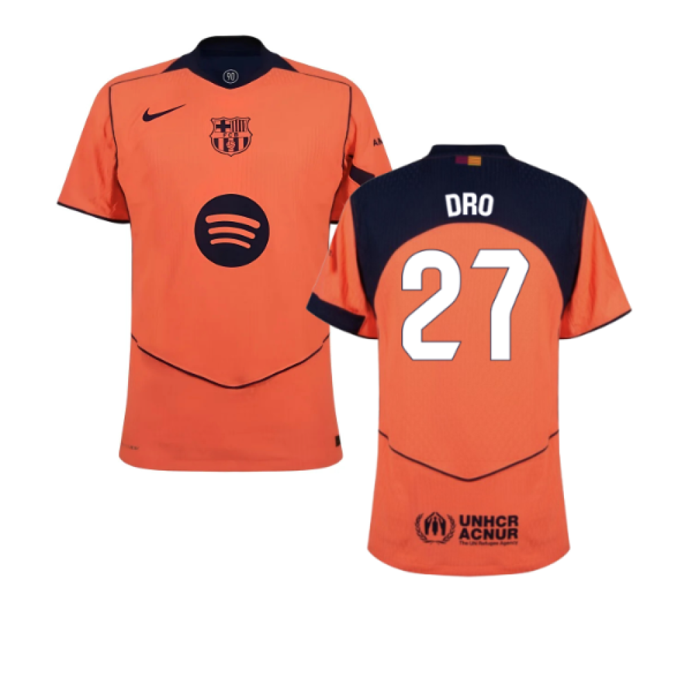 2025-2026 Barcelona Authentic Third Shirt (Dro 27)