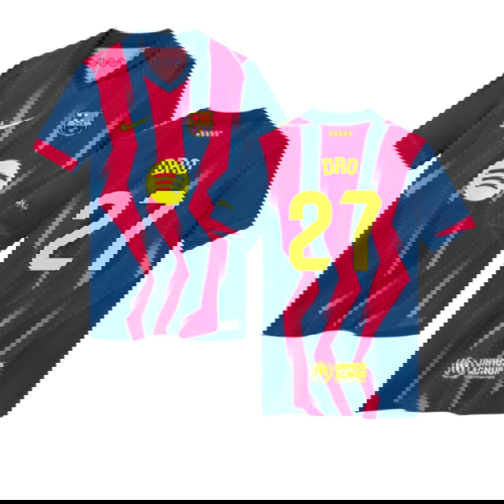 2025-2026 Barcelona Fourth Shirt (Kids) (Dro 27)