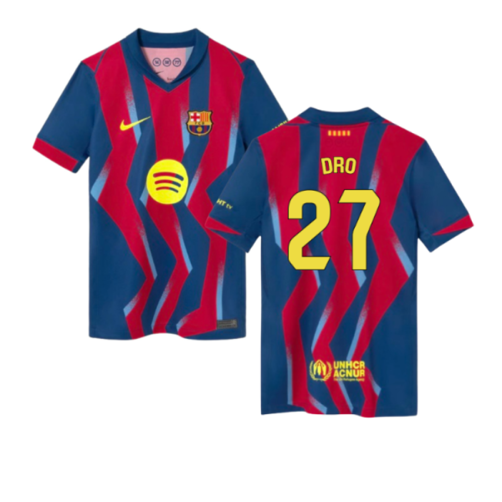 2025-2026 Barcelona Fourth Shirt (Kids) (Dro 27)