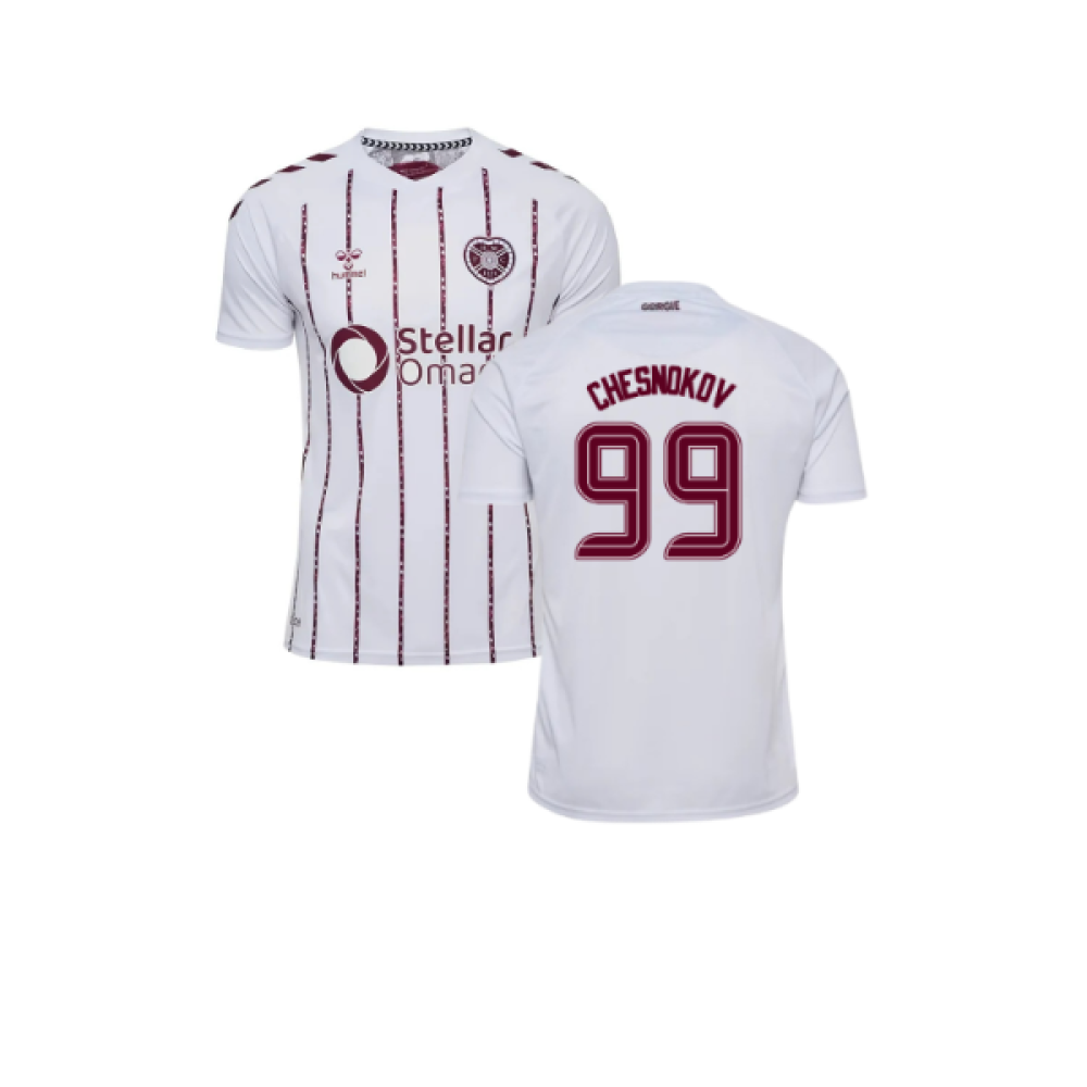 2025-2026 Hearts Away Shirt (Chesnokov 99)