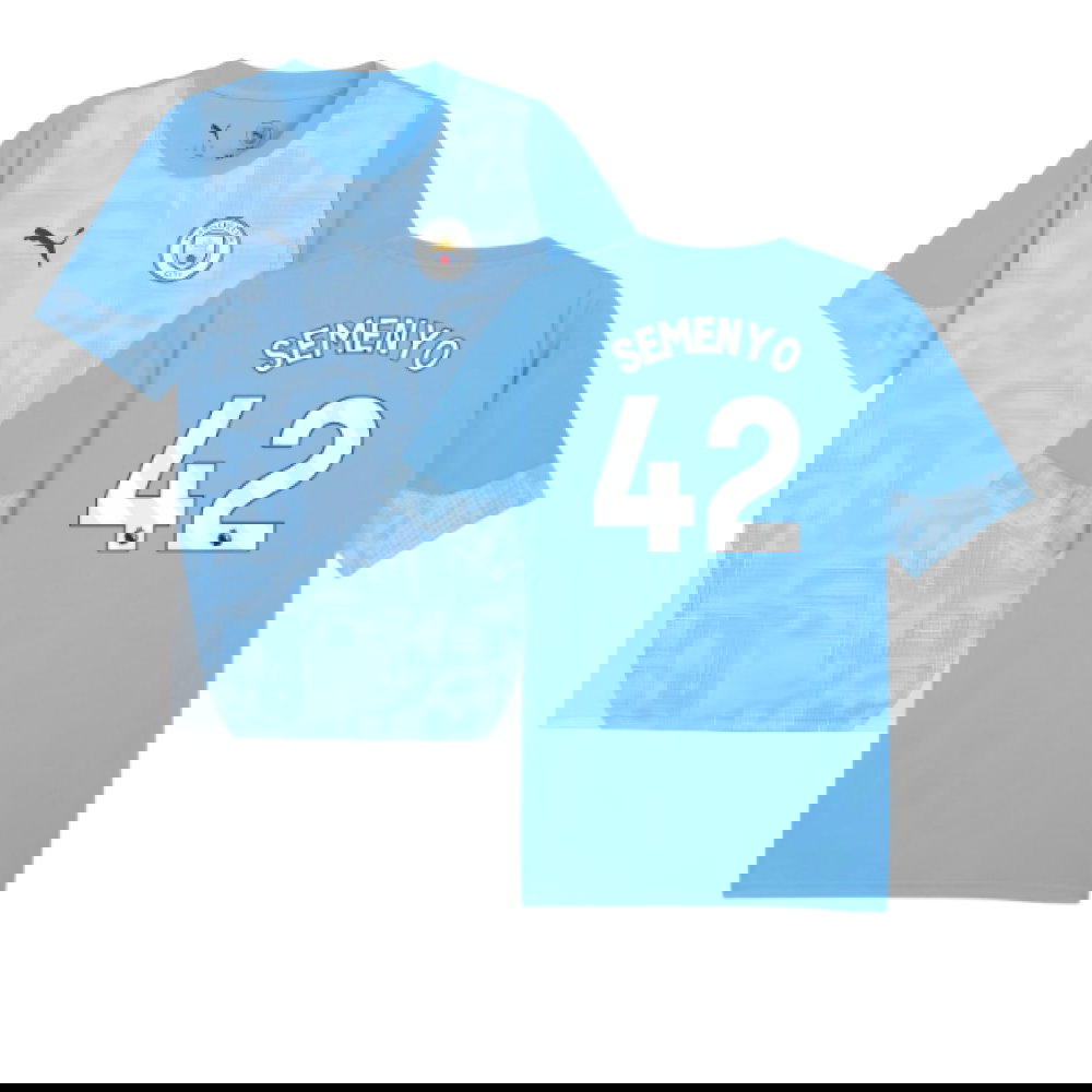 2025-2026 Man City Training Jersey (Light Blue) (Semenyo 42)