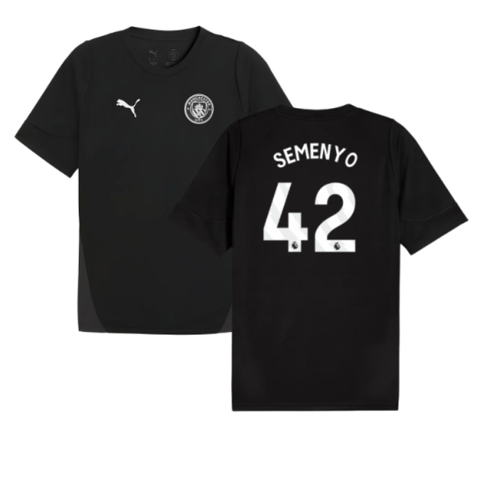 2025-2026 Man City Training Jersey (Black) (Semenyo 42)