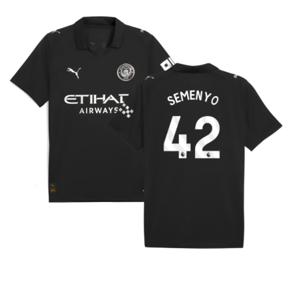 2025-2026 Man City Away Shirt (Semenyo 42)