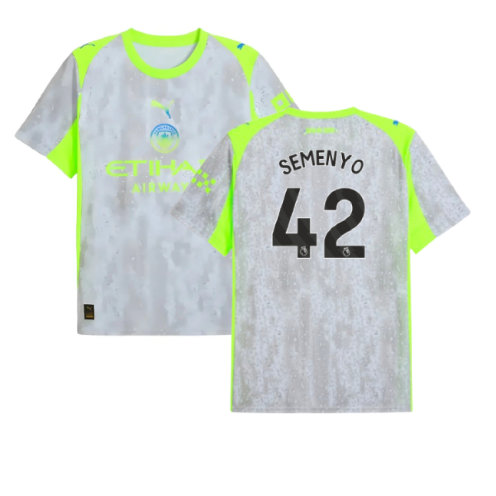 2025-2026 Man City Third Shirt (Semenyo 42)