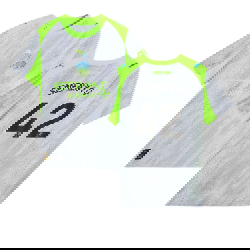 2025-2026 Man City Third Shirt (Kids) (Semenyo 42)