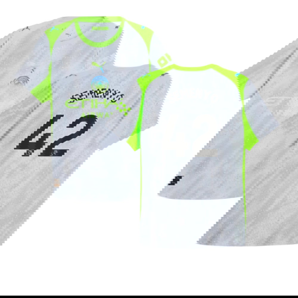 2025-2026 Man City Authentic Third Shirt (Semenyo 42)