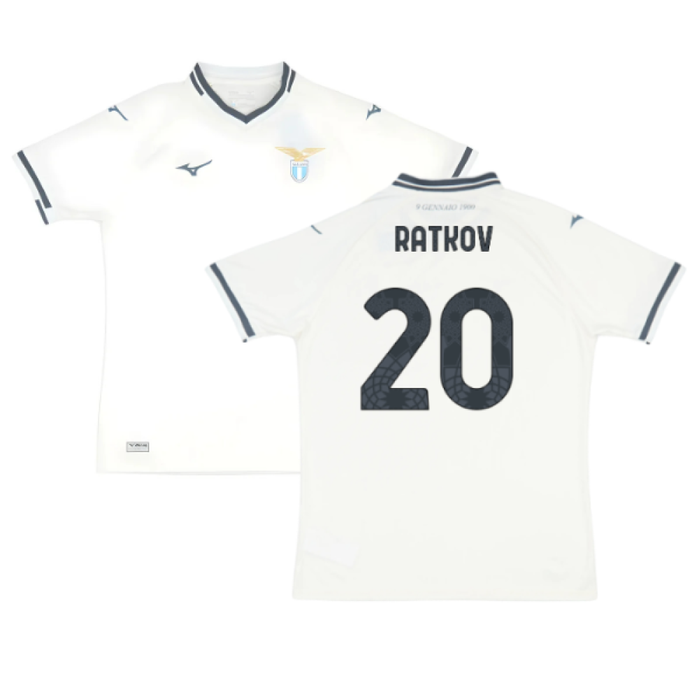 2025-2026 Lazio Away Shirt (Ratkov 20)