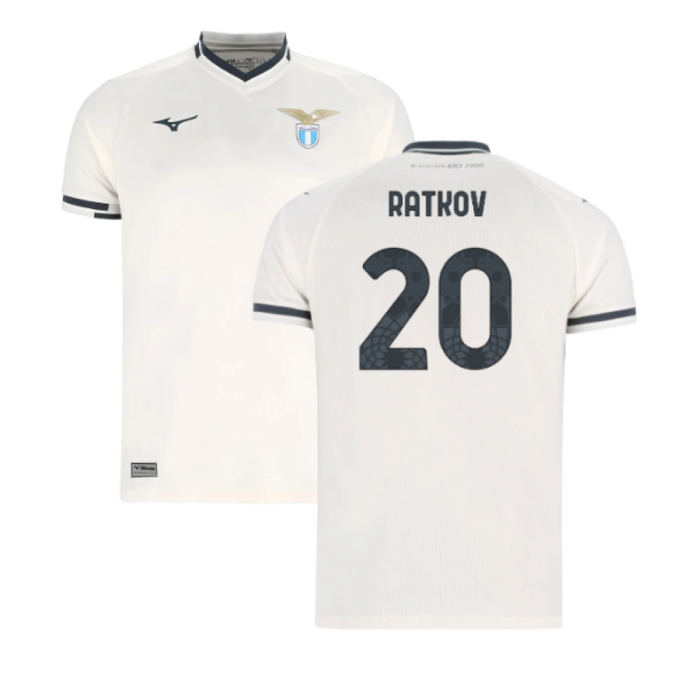 2025-2026 Lazio Away Shirt - Kids (Ratkov 20)