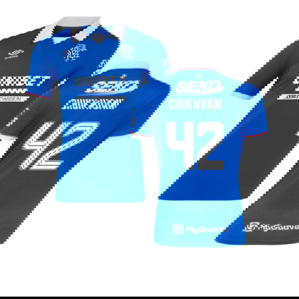 2025-2026 Rangers Home Shirt (Chukwuani 42)