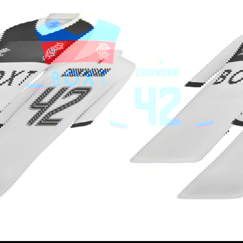 2025-2026 Rangers Away Shirt (Kids) (Chukwuani 42)