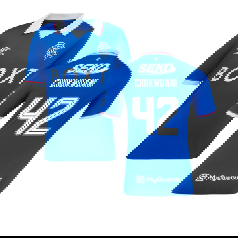 2025-2026 Rangers Home Shirt (Kids) (Chukwuani 42)