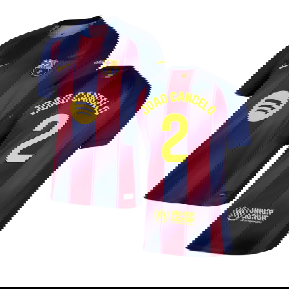 2025-2026 Barcelona Home Shirt (Joao Cancelo 2)