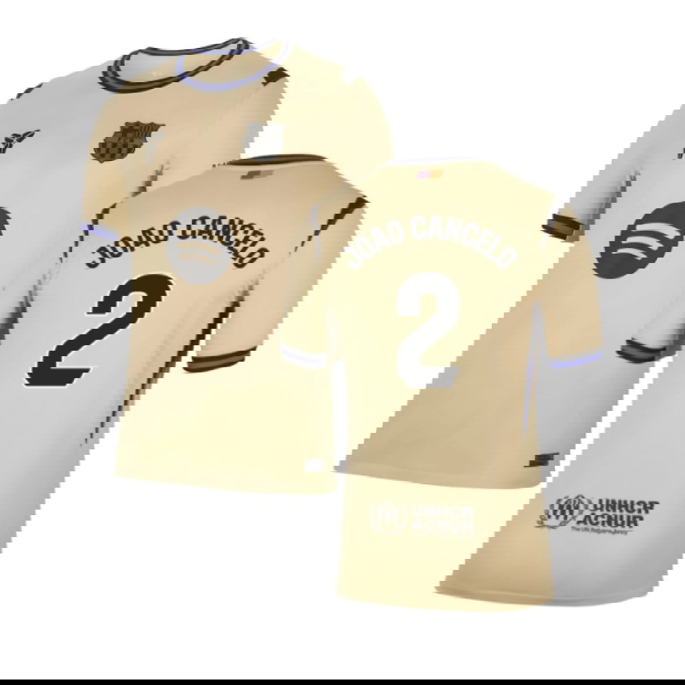 2025-2026 Barcelona Away Shirt (Joao Cancelo 2)