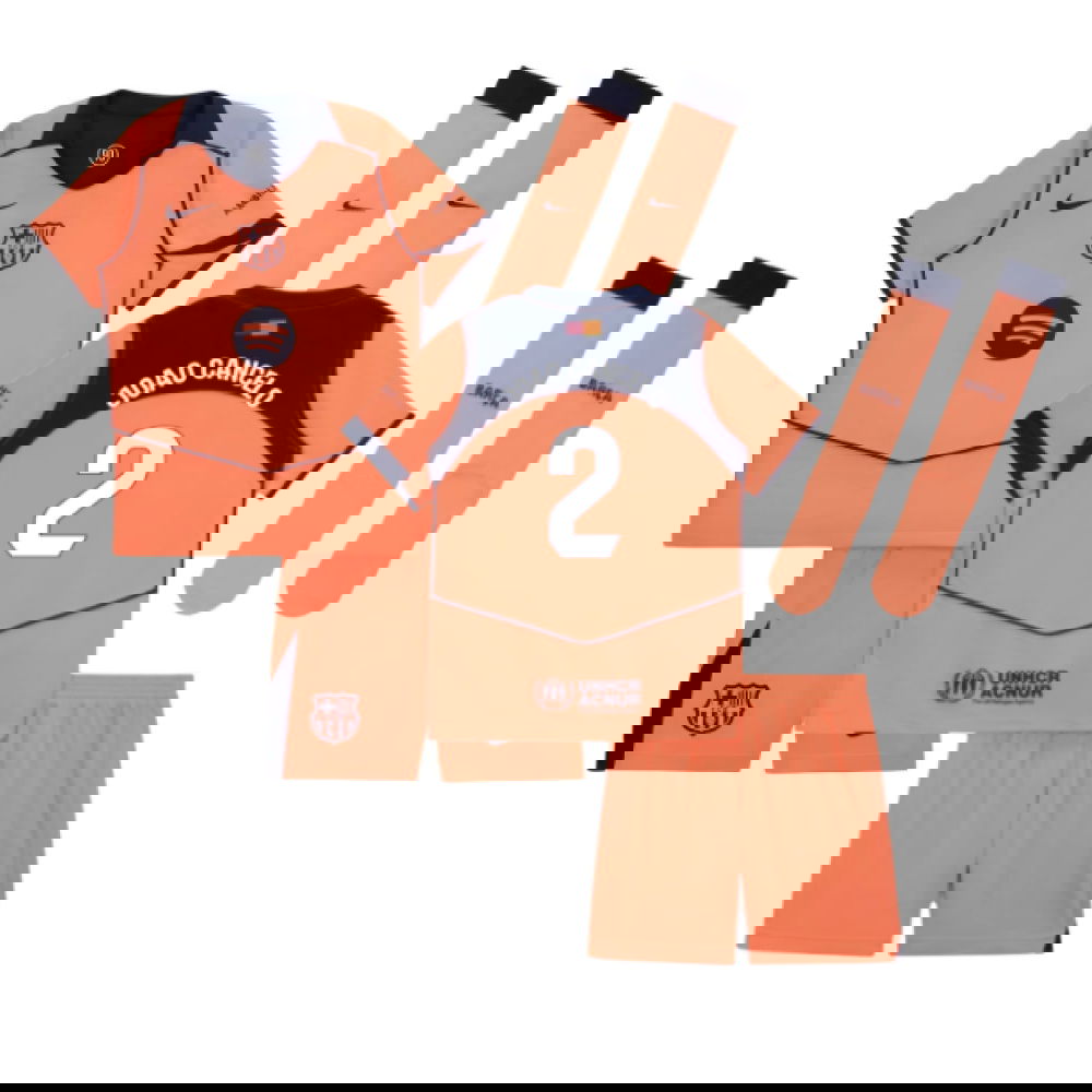 2025-2026 Barcelona Third Mini Kit (Joao Cancelo 2)