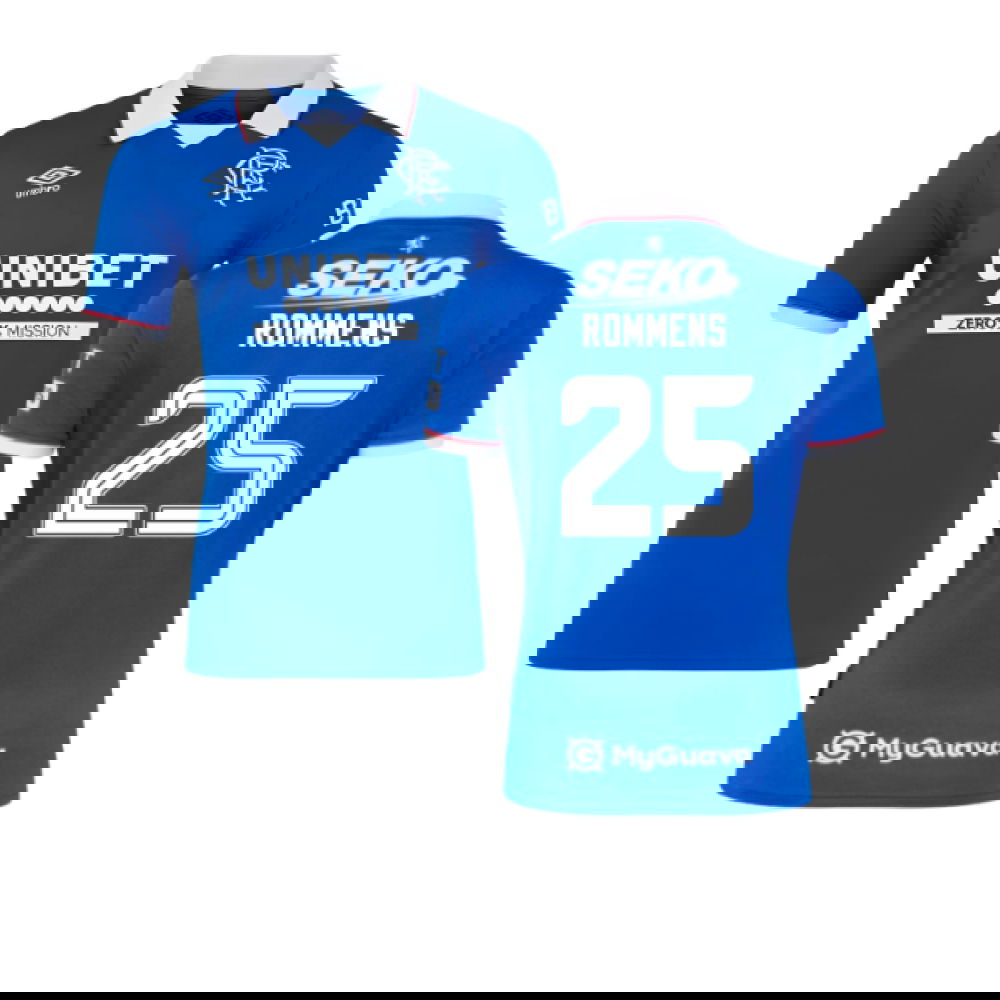 2025-2026 Rangers Home Shirt (Rommens 25)