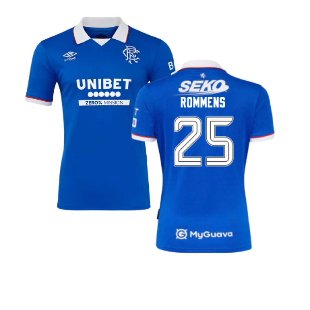 2025-2026 Rangers Home Shirt (Rommens 25)