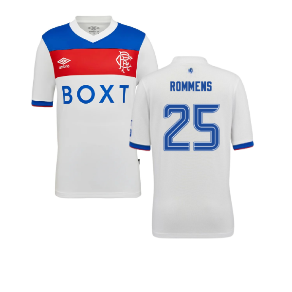 2025-2026 Rangers Away Shirt (Kids) (Rommens 25)
