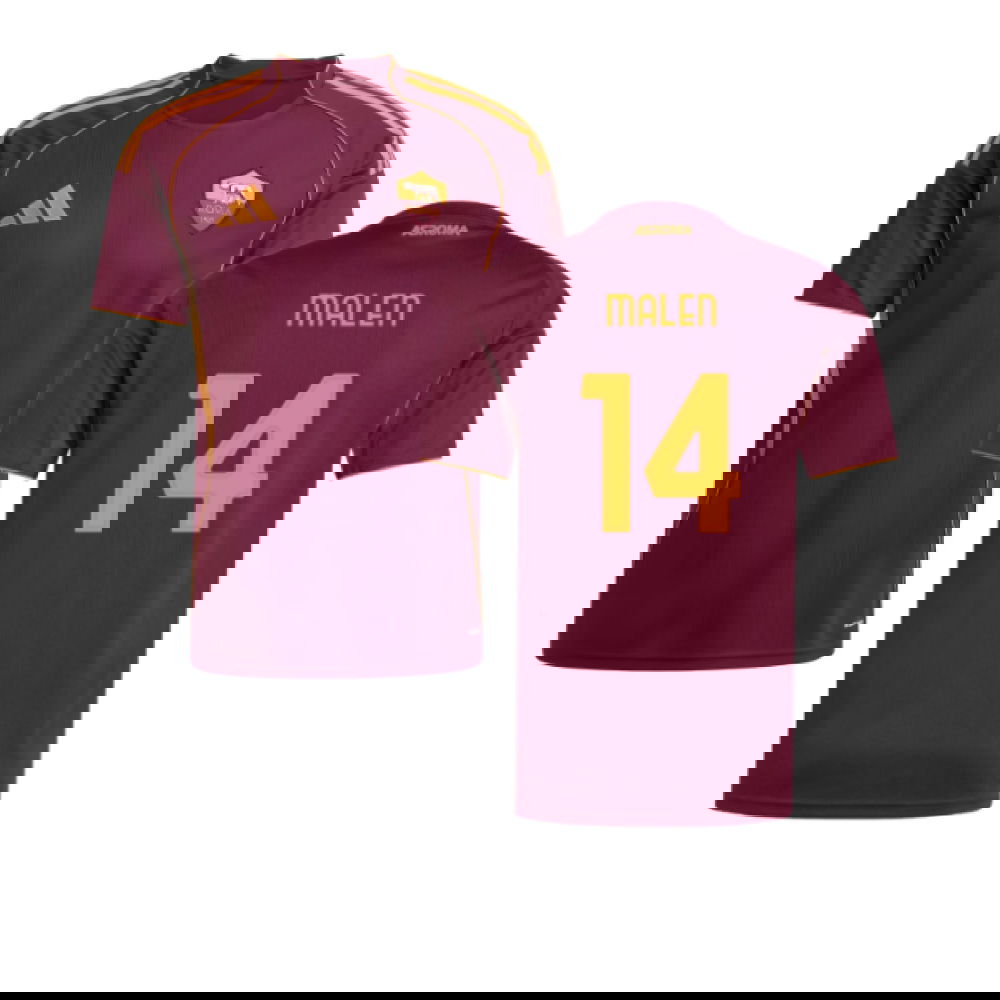 2025-2026 AS Roma Home Shirt (Malen 14)