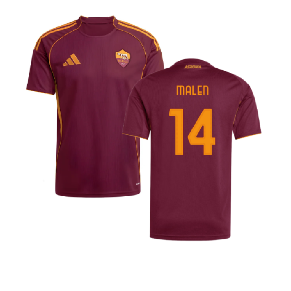 2025-2026 AS Roma Home Shirt (Malen 14)