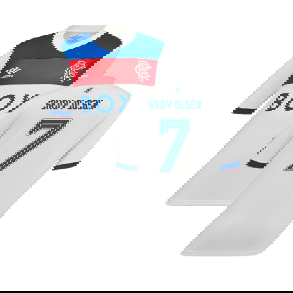 2025-2026 Rangers Away Shirt (Kids) (Skov Olsen 7)