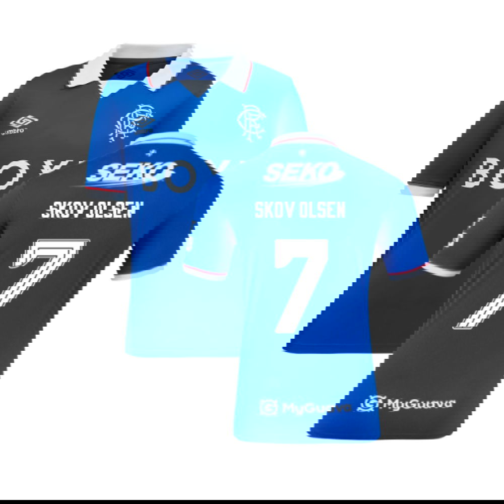 2025-2026 Rangers Home Shirt (Kids) (Skov Olsen 7)