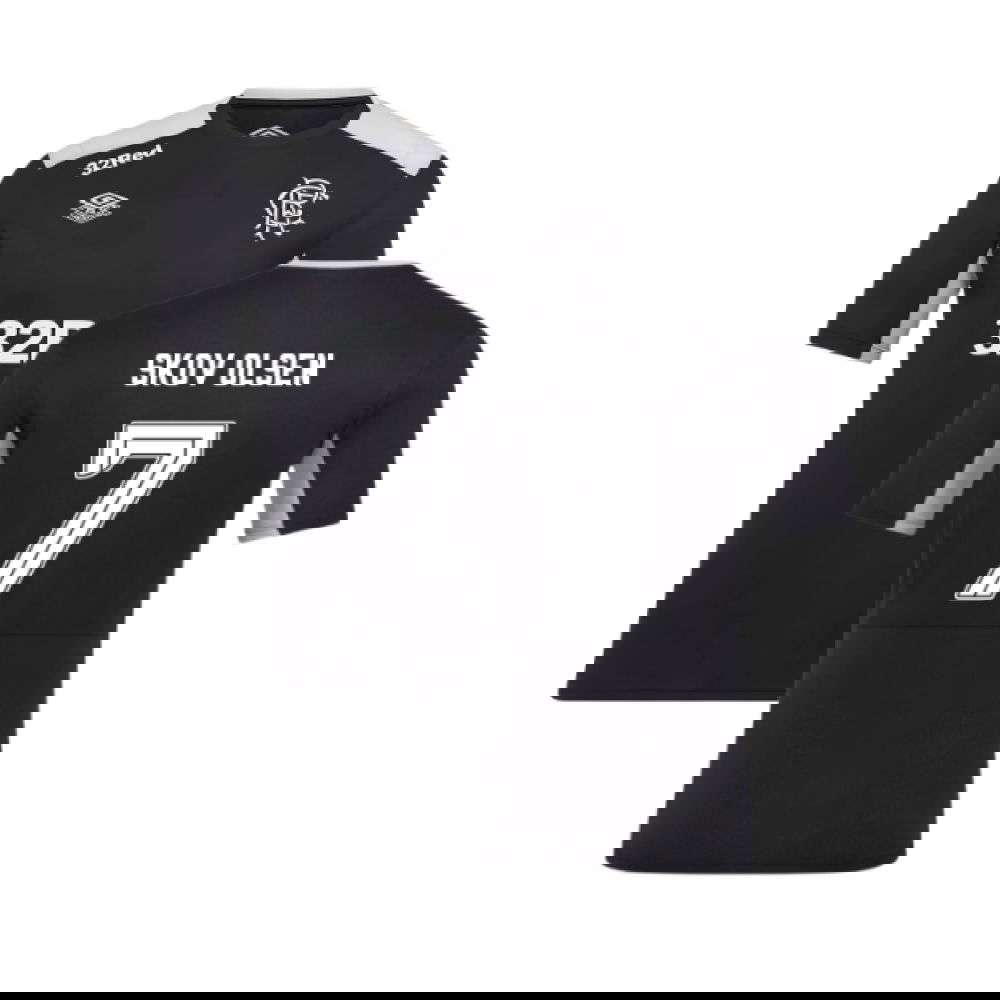 2025-2026 Rangers Pro Training Tee (Caviar) (Skov Olsen 7)