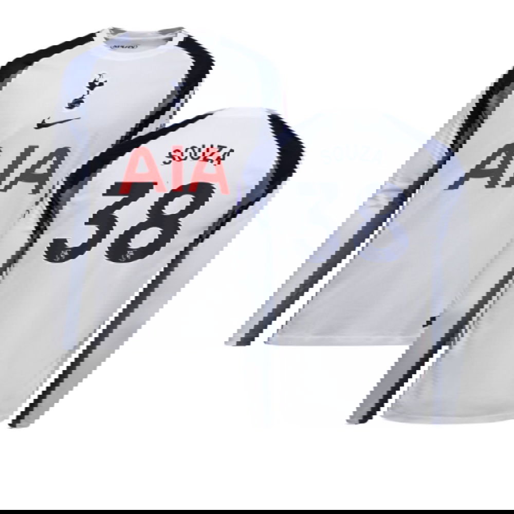 2025-2026 Tottenham Long Sleeve Home Shirt (Souza 38)