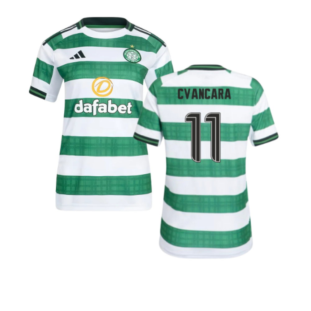 2025-2026 Celtic Home Shirt (Womens) (Cvancara 11)