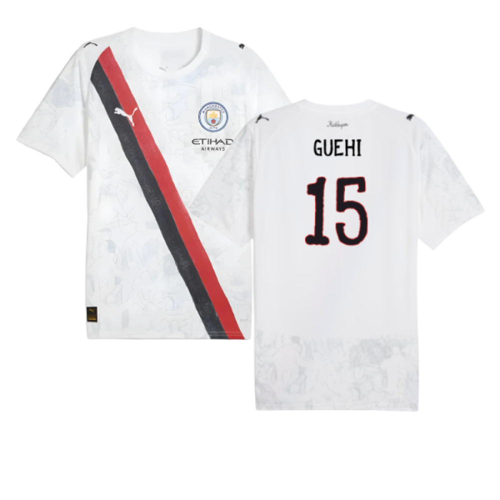 2025-2026 KIDSUPER x Manchester City CWC Shirt (White) (Guehi 15)