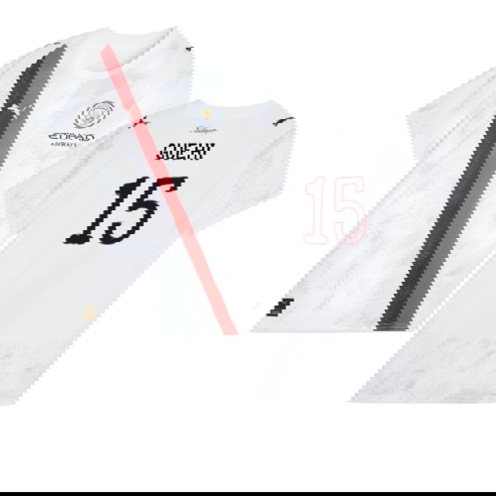 2025-2026 KIDSUPER x Manchester City CWC Shirt (White) - Womens (Guehi 15)