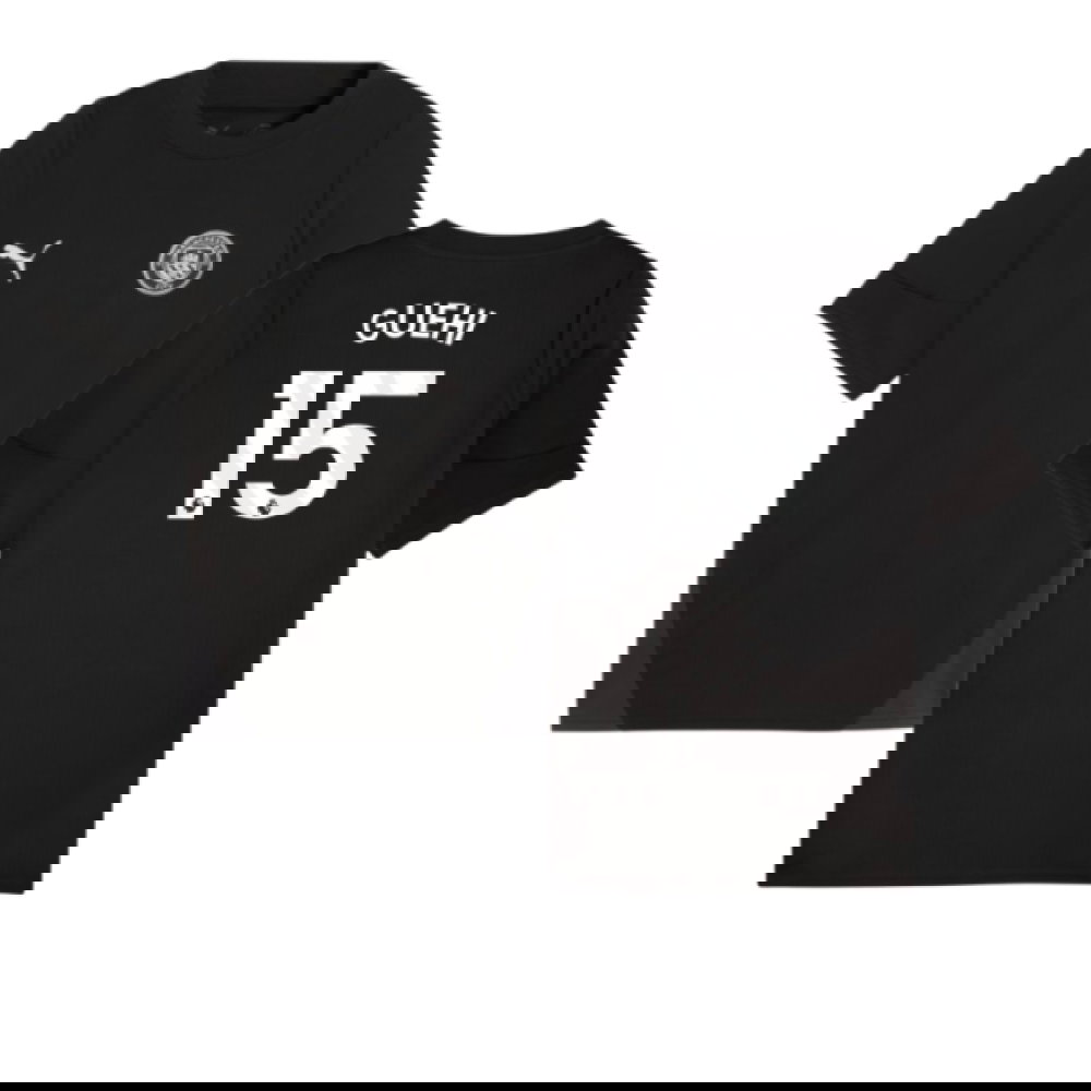 2025-2026 Man City Training Jersey (Black) - Kids (Guehi 15)