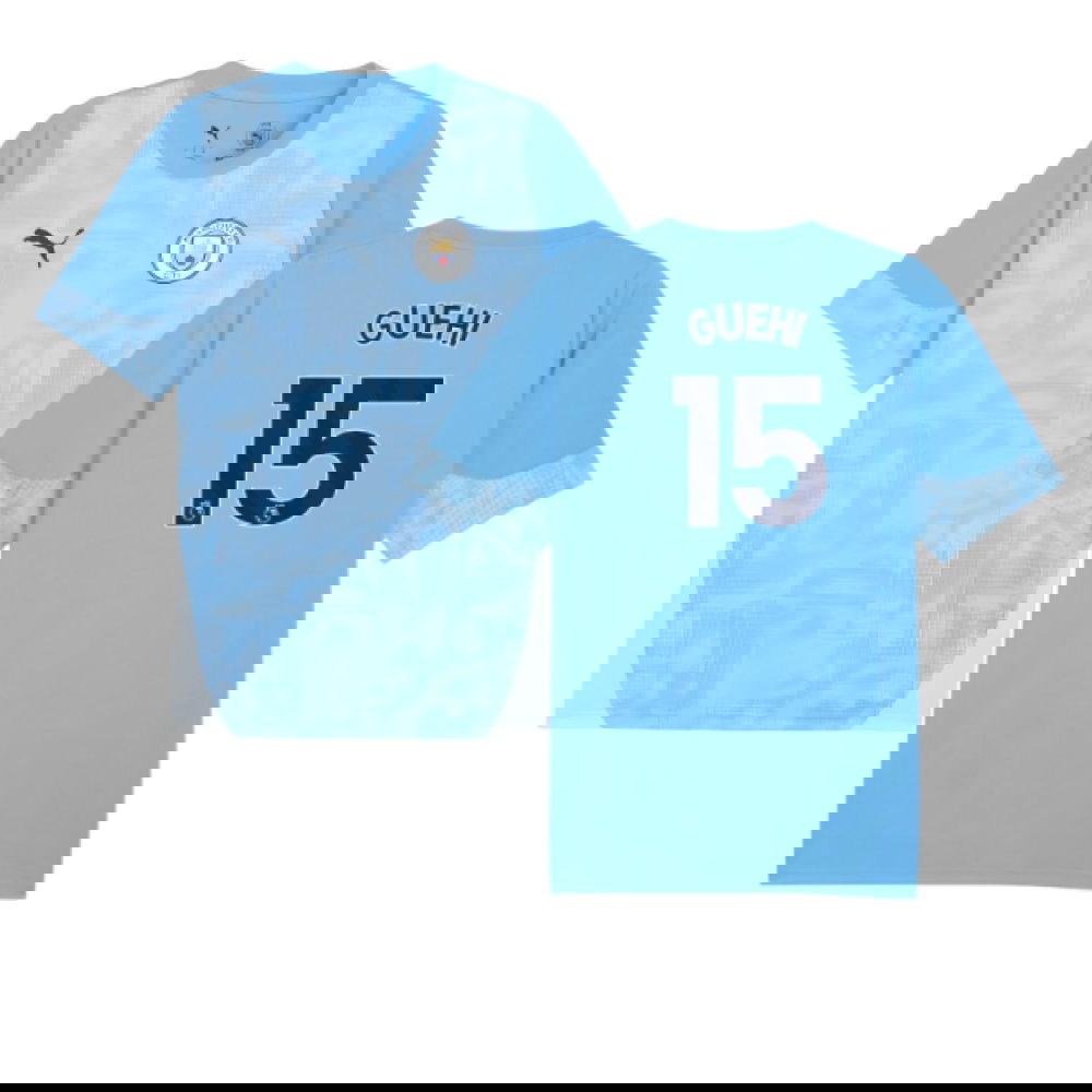 2025-2026 Man City Training Jersey (Light Blue) - Kids (Guehi 15)