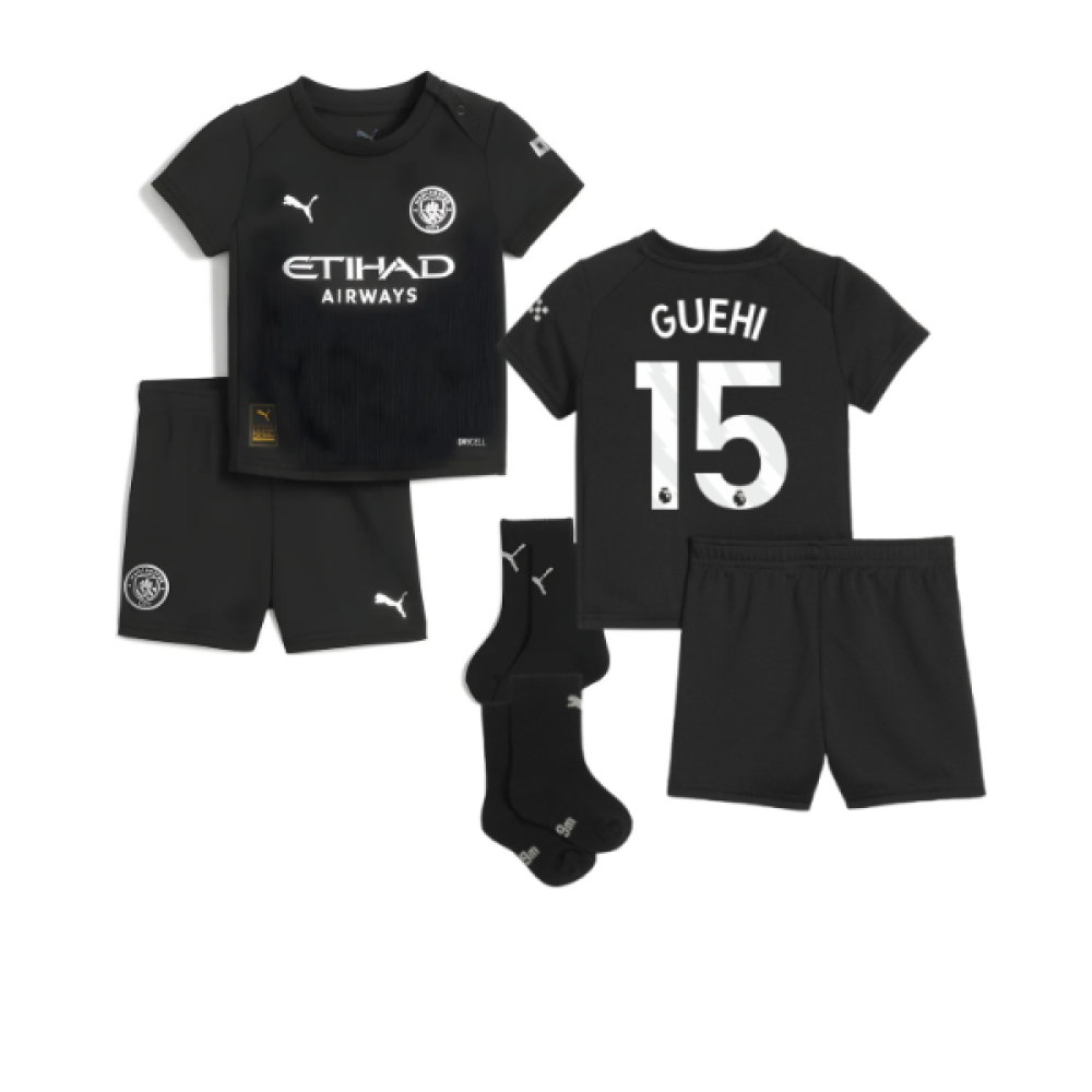 2025-2026 Man City Away Baby Kit (Guehi 15)