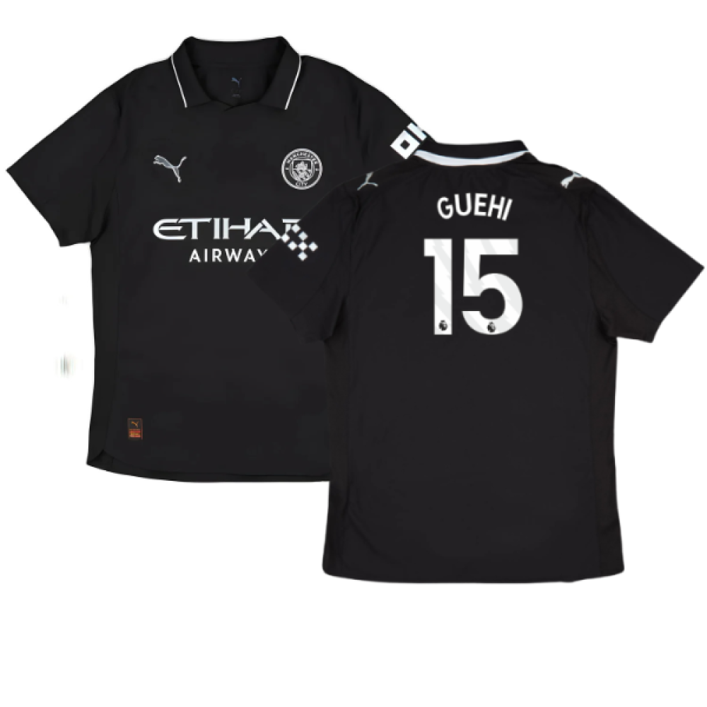 2025-2026 Man City Authentic Away Shirt (Guehi 15)
